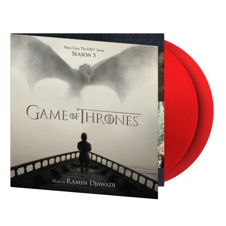 權力遊戲 第五季 Game Of Thrones: Season 5 【紅色彩膠｜原聲帶｜全球限量750套】（黑膠唱片 2LP） 封面