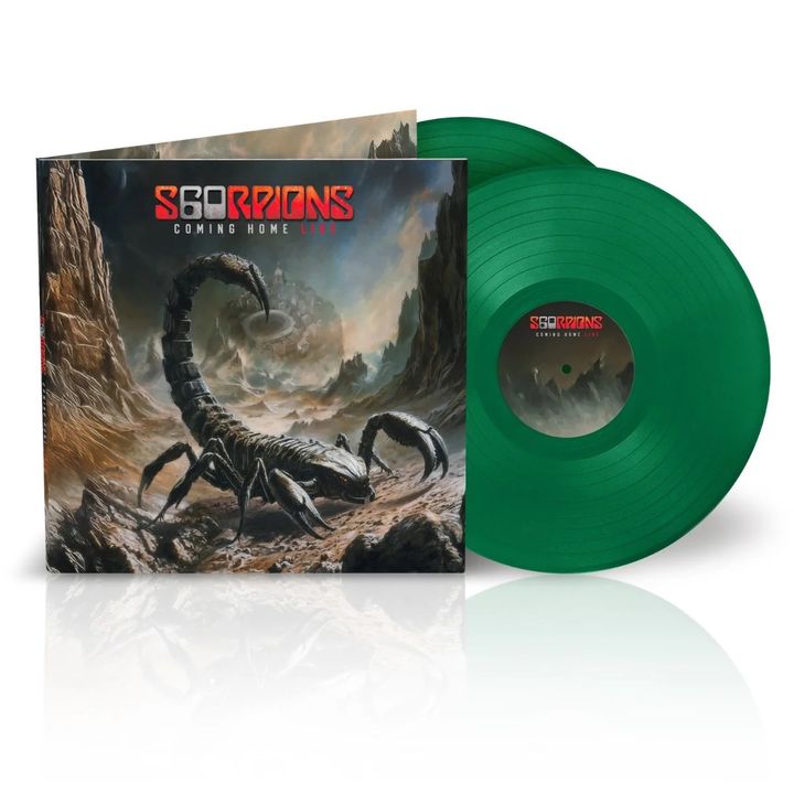Scorpions - Coming Home Live 【成軍 60 週年綠色彩膠】（黑膠唱片 2LP） 封面