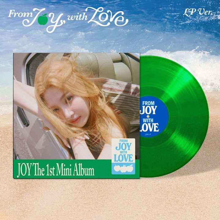 朴秀英 JOY（Red Velvet）- 迷你一輯：From JOY, with Love 【綠色彩膠】（黑膠唱片 LP） 封面