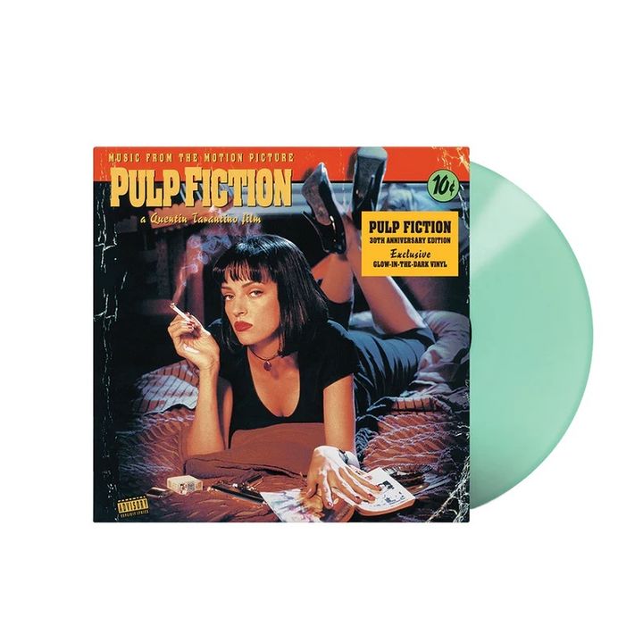 黑色追緝令 Pulp Fiction 原聲帶 【30週年紀念｜綠色彩膠】（黑膠唱片 LP） 封面