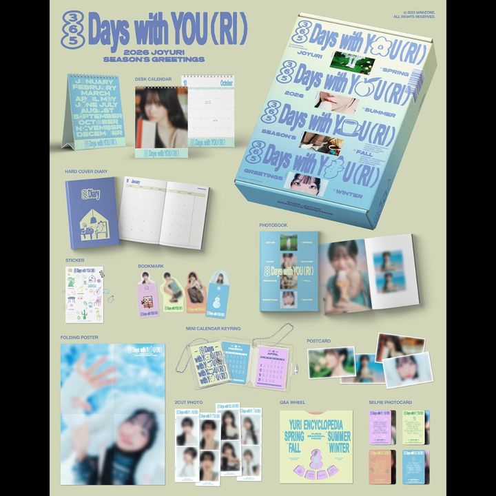 曹柔理 JO YURI - 2026 Season Greetings 【2026 年曆】（官方周邊） 內頁 1