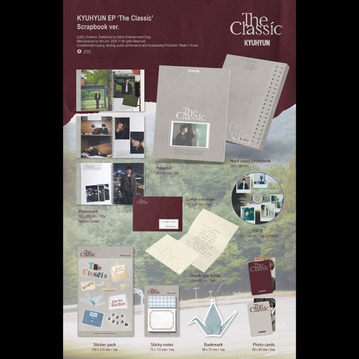 圭賢（Super Junior） - 迷你專輯：The Classic 【SCRAPBOOK 版】（CD） 內頁 1