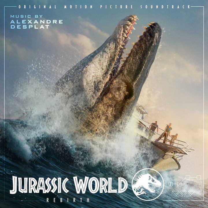 侏羅紀世界：重生 Jurassic World: Rebirth 【雙色彩膠】 (黑膠唱片 2LP) 內頁 1
