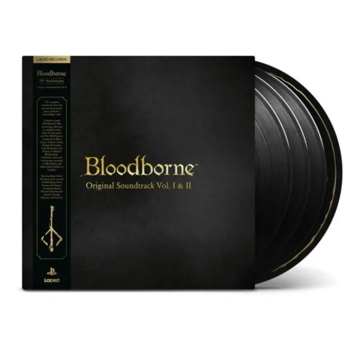 《血源詛咒 Bloodborne》Vol1 & 2 【10週年紀念版】 (黑膠唱片 LP) 封面