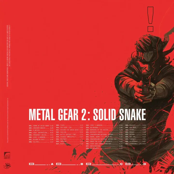 潛龍諜影2 固蛇 Metal Gear 2 : Solid Snake 【限量彩膠】 (黑膠唱片 LP) 內頁 1