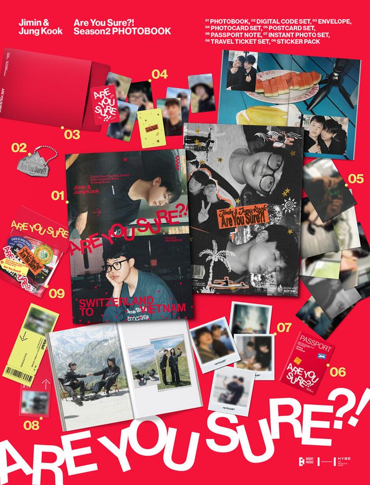 朴智旻 JIMIN X 田柾國 JUNG KOOK（BTS）- Are You Sure?! Season2 【PHOTOBOOK】（官方周邊） 內頁 1