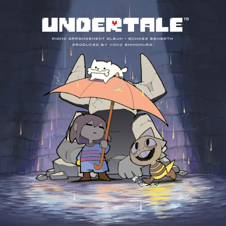 V.A. - UNDERTALE 鋼琴改編版 - EchoesBeneath 【日盤】 (CD) 封面