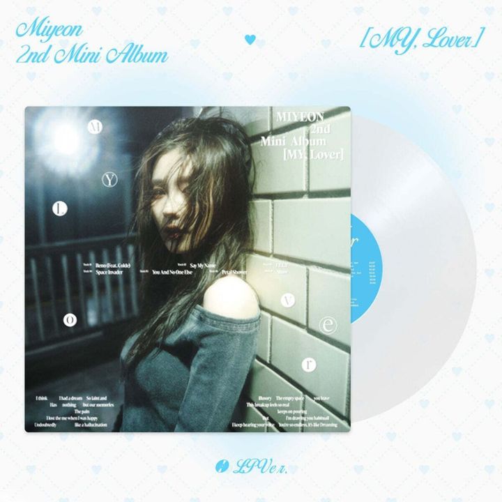 曹薇娟 MIYEON（I-DLE） - 迷你二輯：MY, LOVER 【透明膠】（黑膠唱片 LP） 封面