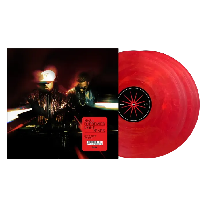 Nas And Dj Premier - Light-Years 【紅色彩膠｜Indie 獨家版】 (黑膠唱片 LP) 封面