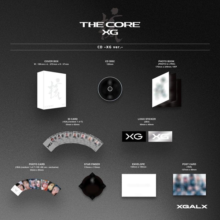XG - 正規一輯：THE CORE - 核 【XG版｜日版】（CD） 封面