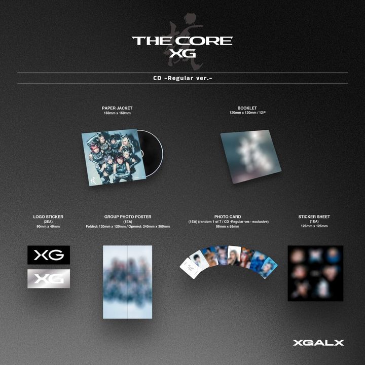 XG - 正規一輯：THE CORE - 核 【一般版｜日版】（CD） 內頁 1