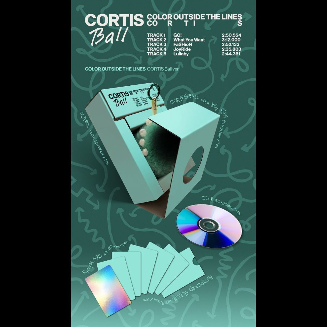 美國進口】 CORTIS -1st EP：Color Outside The Lines【CORTIS BALL 版