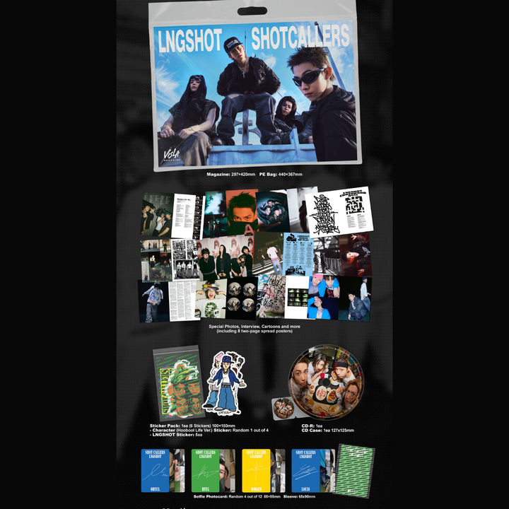 LNGSHOT - EP: SHOT CALLERS【Magzine版】（CD） 內頁 1