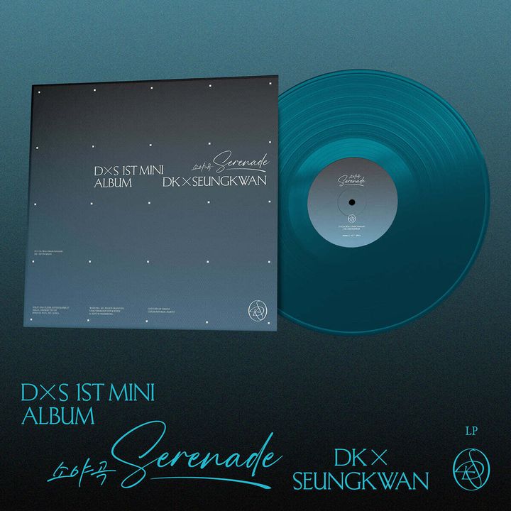 DXS（SEVENTEEN）- 迷你一輯：SERENADE 【海藍色彩膠】（黑膠唱片 LP） 封面
