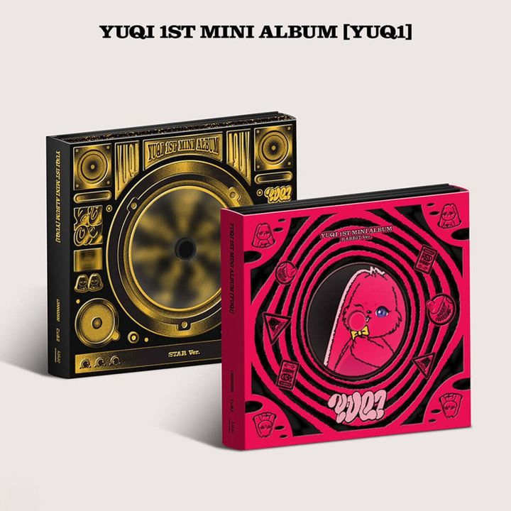 【預購限時補貨】宋雨琦 YUQI (G)I-DLE- 1st Mini Album: YUQ1 ( RABBIT, STAR 一般版｜CD ) 封面