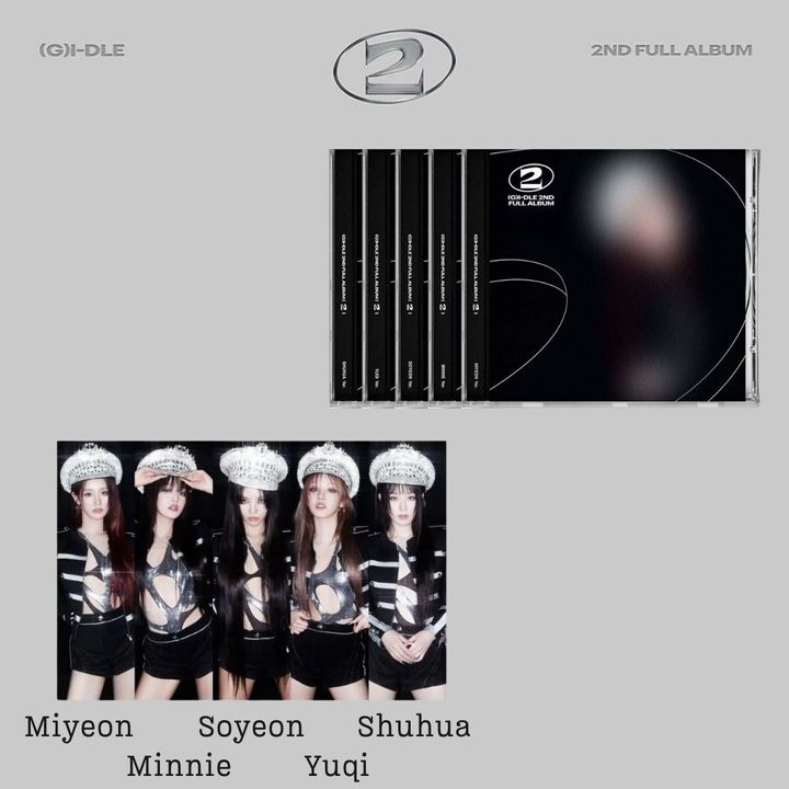 (G)I-DLE- 正規二輯 Vol.2 ( Jewel 版｜CD ) 封面