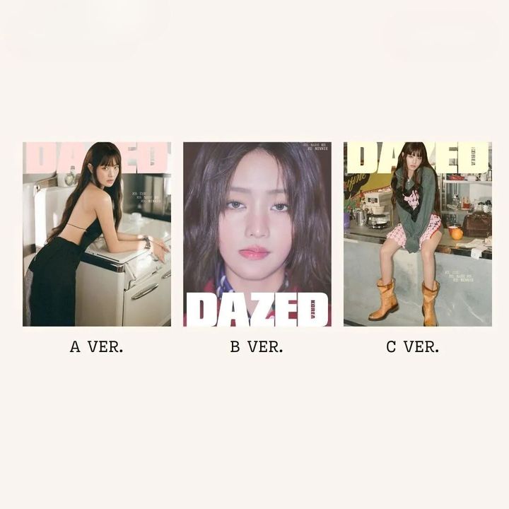 DAZED 2026 2月號封面人物： 米妮 MINNIE 【I-DLE】（韓國雜誌） 封面