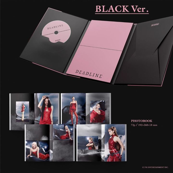 BLACKPINK - 迷你三輯：DEADLINE 【Black / Pink 版】（CD） 內頁 1