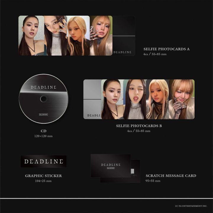 BLACKPINK - 迷你三輯：DEADLINE 【Gray 版】（CD） 內頁 1