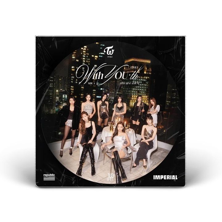 TWICE - 迷你十三輯：With YOU-th 【Sparkle Version】（黑膠唱片 LP） 封面