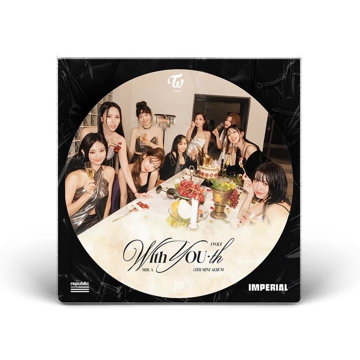 TWICE - 迷你十三輯：With YOU-th 【Glitter Version】（黑膠唱片 LP） 封面