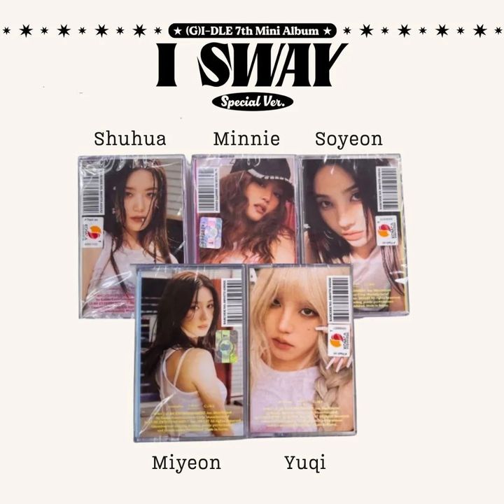 (G)I-DLE- 7th Mini Album: I Sway ( 特別版｜卡帶 ) 封面