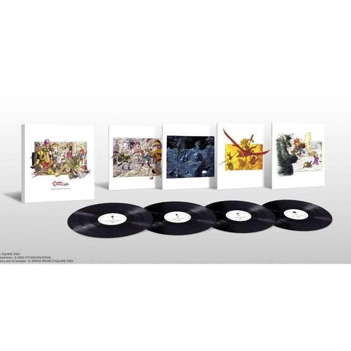 光田康典 - CHRONO TRIGGER 原聲帶 【盒裝版】 (黑膠唱片 4LP) 封面