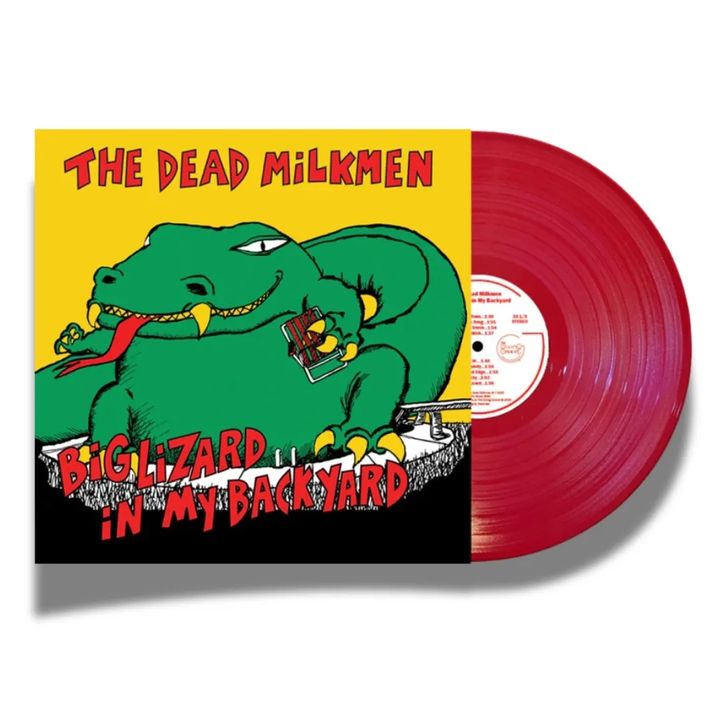 The Dead Milkmen - Big Lizard In My Backyard 【獨立通路限定｜紅色彩膠】（黑膠唱片 LP） 封面
