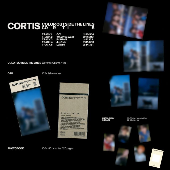【限時補貨預購】CORTIS - 1st EP：Color Outside The Lines【Weverse 版】（數位專輯） 內頁 1