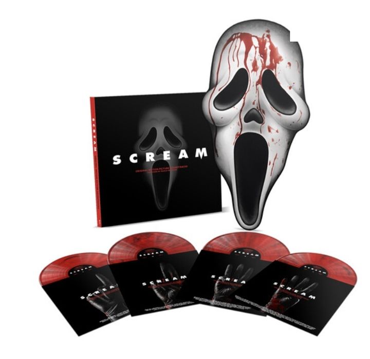 《驚聲尖叫 Scream》原聲帶 精裝盒裝版 【首版彩膠｜農曆新年特惠】 （黑膠唱片 LP） 封面