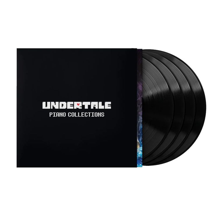 Undertale Piano Collections【盒裝版】 (黑膠唱片 4LP) 封面