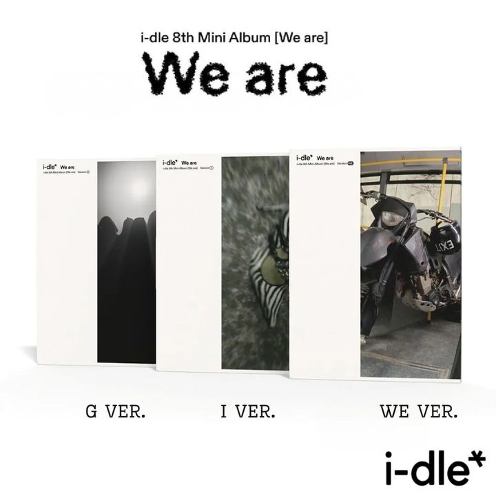 i-dle - 迷你八輯：We Are 【Photobook 版】（CD） 封面