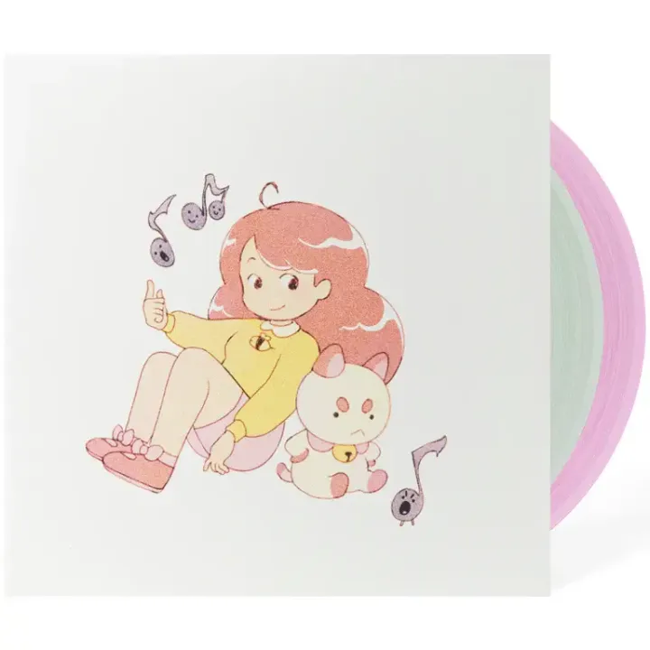 Bee & Puppycat 小蜂與狗貓貓 原聲帶 ( 綠粉雙彩膠｜黑膠唱片 2LP ) 封面
