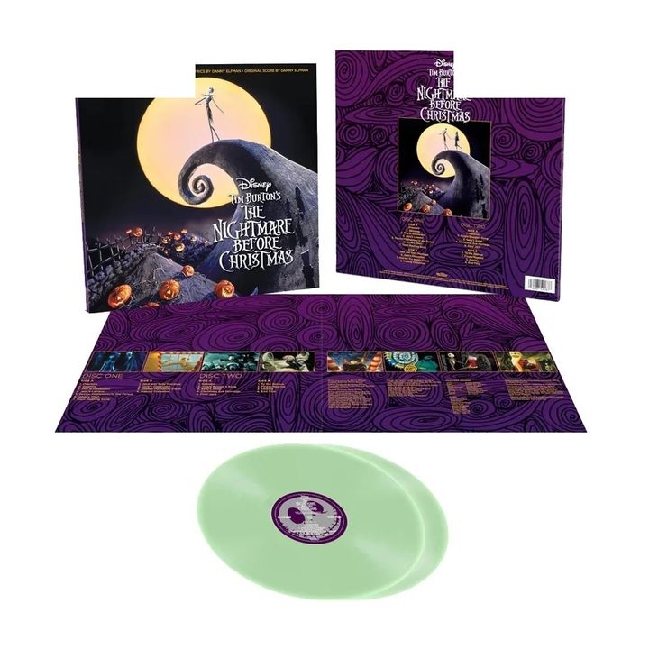 聖誕夜驚魂 The Nightmare Before Christmas 【夜光黑膠】 (黑膠唱片 2LP) 內頁 1