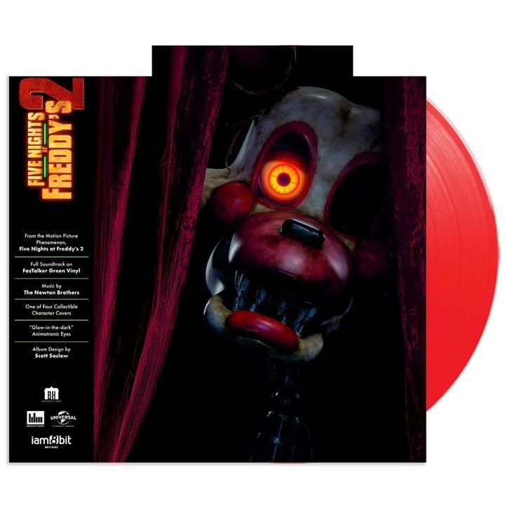 《玩具熊的五夜後宮2 Five Nights at Freddy’s 2》 原聲帶 【限量彩膠】 (黑膠唱片 2LP) 封面