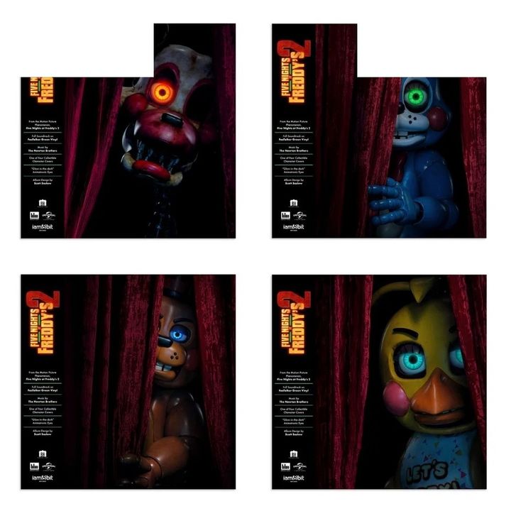 《玩具熊的五夜後宮2 Five Nights at Freddy’s 2》 原聲帶 【限量彩膠】 (黑膠唱片 2LP) 內頁 1
