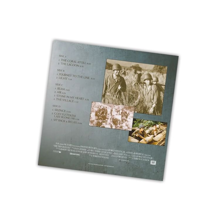 紅色警戒 THIN RED LINE / 漢斯季默 Hans Zimmer 配樂 【年末特惠商品】 (黑膠唱片 LP) 內頁 1