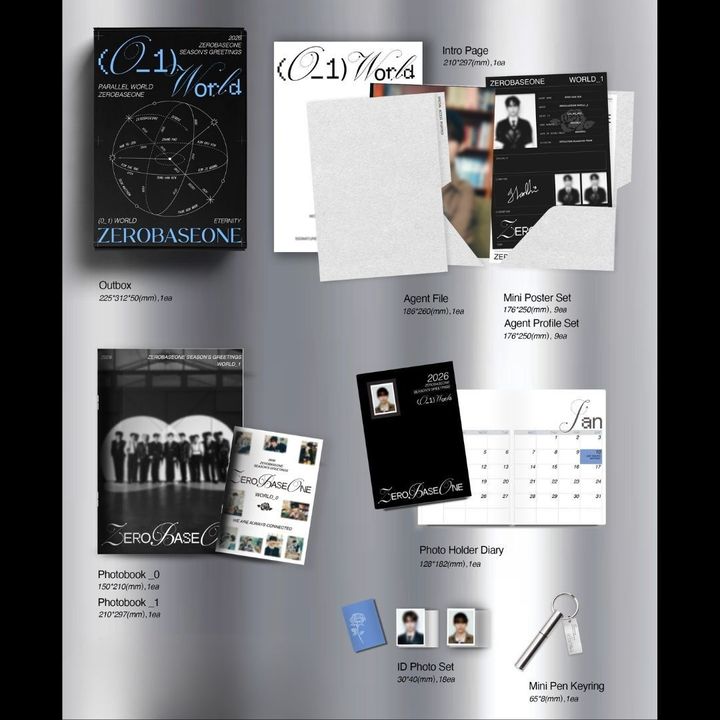ZEROBASEONE（ZB1） - 2026 Season Greetings 【2026 年曆】（官方周邊） 內頁 1