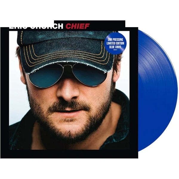 Eric Church - Chief 【藍色彩膠】（黑膠唱片 LP） 封面