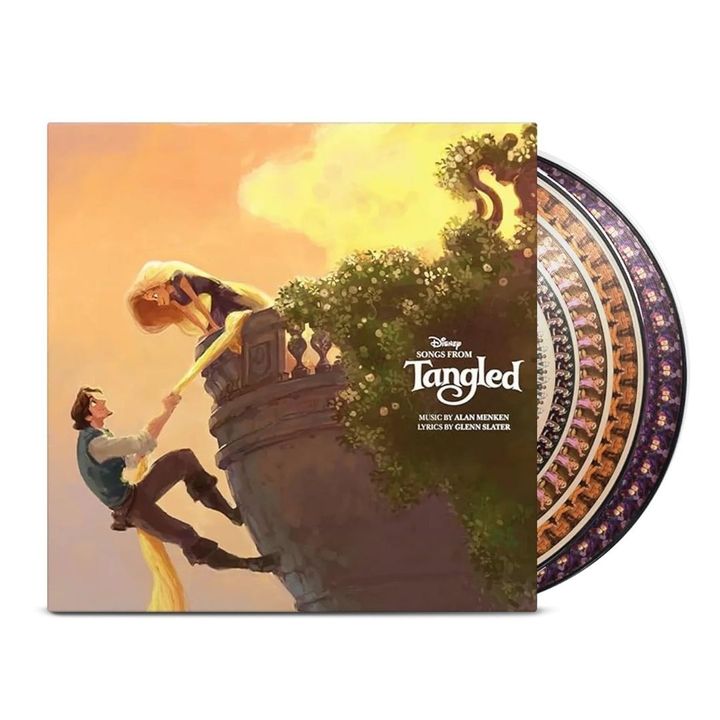 長髮公主 Songs From Tangled 【限量版動畫膠】 (黑膠唱片 LP) 封面
