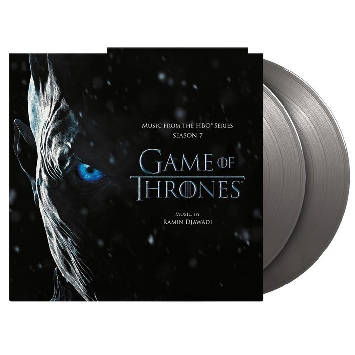 權力遊戲 Game of Thrones 第七季 原聲帶 【銀色彩膠｜全球限量750張】（黑膠唱片 2LP） 封面