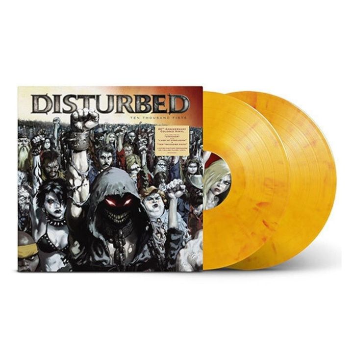 Disturbed - Ten Thousand Fists 【Grammy 提名樂團｜限量彩膠】 (黑膠唱片 2LP) 封面