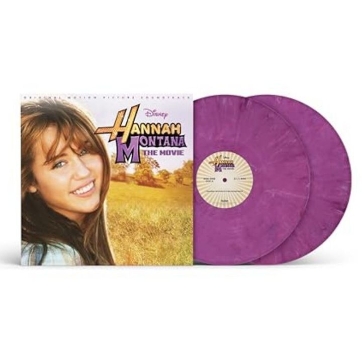 孟漢娜 Hannah Montana：The Movie 【紫色彩膠｜環保膠】（黑膠唱片 LP） 封面