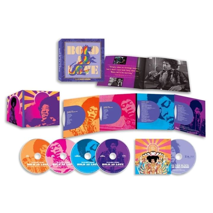 The Jimi Hendrix Experience - Bold As Love 【盒裝】（4CD + Blu-Ray） 封面