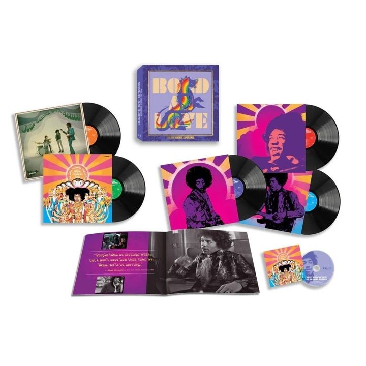 The Jimi Hendrix Experience - Bold As Love 【精裝套裝】（黑膠唱片 5LP / Blu-ray） 封面