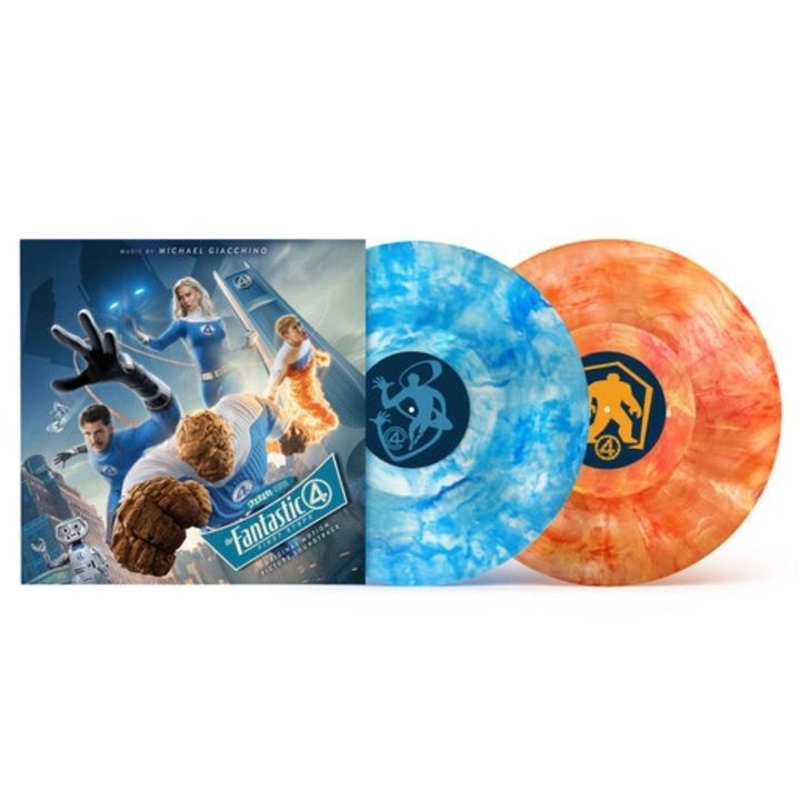 驚奇4超人：第一步 The Fantastic Four: First Steps 【雙色彩膠】（黑膠唱片 2LP） 封面