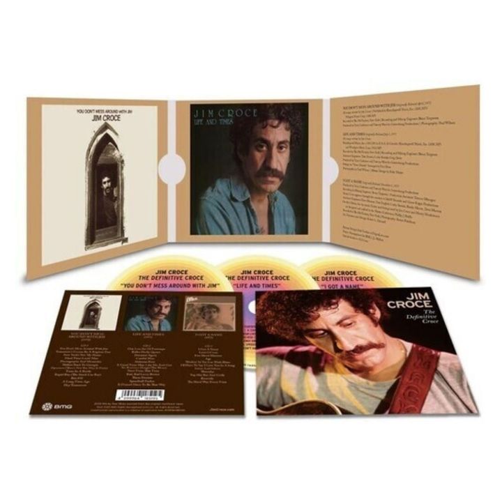 Jim Croce - The Definitive Croce【曾獲葛萊美提名】（3CD） 封面