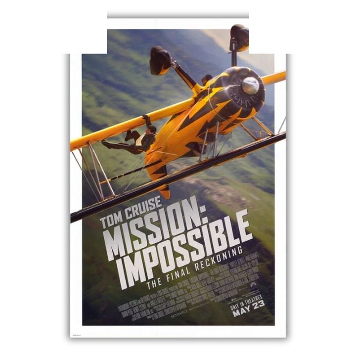 【私訊客服詢問】不可能的任務 : 最終清算 Mission Impossible - Final Reckoning 原版海報 【收藏品】 封面
