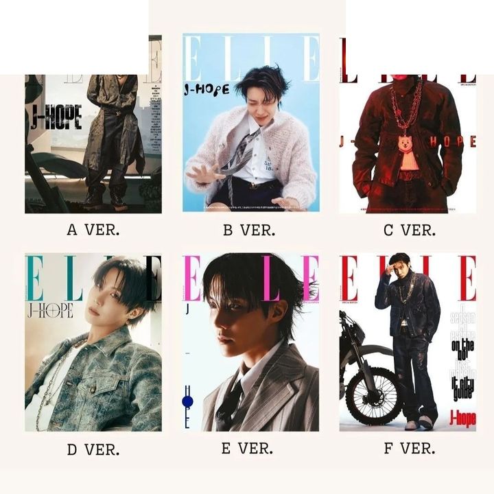 ELLE 2025 12月號封面人物：J-HOPE 【BTS】（韓國雜誌） 封面
