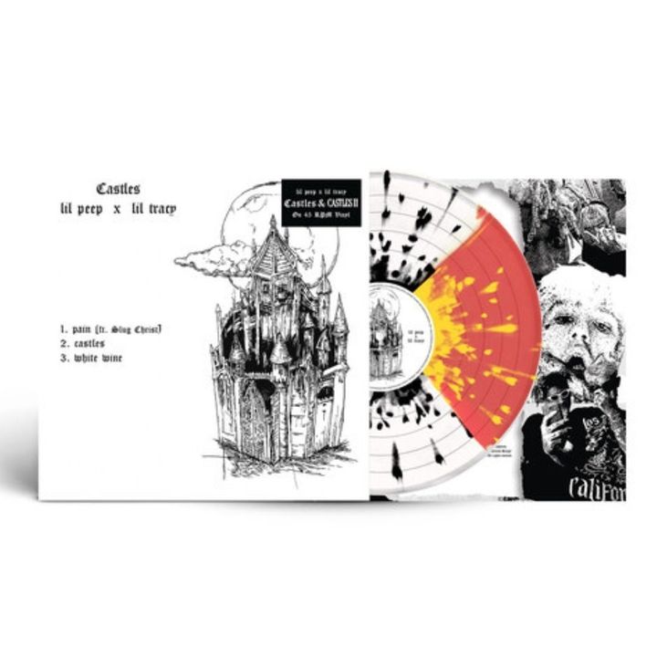 Lil Peep - Castles I & II 【潑墨彩膠】 (黑膠唱片 LP) 封面